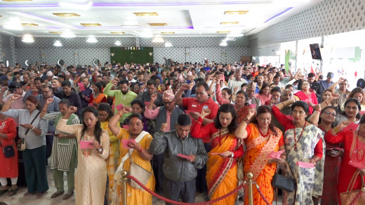 एमाले भक्तपुरका १५ सय सङ्गठित सदस्यले लिए शपथ 